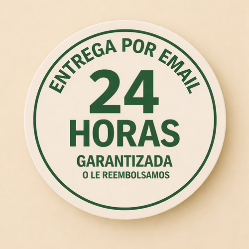 Entrega en 24h garantizada - O te devolvemos tu dinero